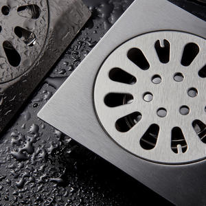 Siphon de sol double usage en acier inoxydable avec coude et filtre en ABS pour machine à laver et évier - Product Image 3