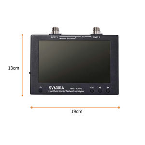 SV6301A Analyseur de réseau vectoriel portable 6.3GHz VNA avec 8 Go de stockage S11 50dB S21 75dB Menu anglais et russe Logiciel PC - Product Image 6