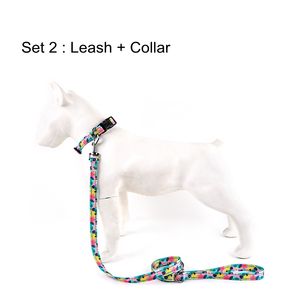 Collier réglable en nylon souple pour animaux de compagnie pour petits chiens de taille moyenne Caractéristiques réfléchissantes Motifs imprimés uniques Polyester respirant - Product Image 5