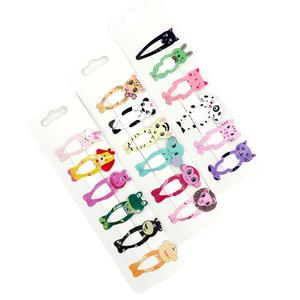 Suministro Exclusivo Transfronterizo, Pinzas de Pelo Metálicas con Estampado de Animales para Niñas, Estilo Europeo y Americano, Pinzas de Princesa - Product Image 5
