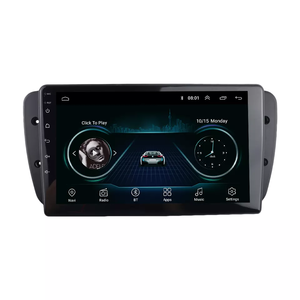 Autoradio Android, cadre Dvd, pour <span class=keywords><strong>Seat</strong></span> <span class=keywords><strong>Ibiza</strong></span> 2008-2015, adaptateur vidéo de voiture, couverture, Navigation Gps, Kit de montage sur tableau de bord, cadre stéréo - Product Image 3