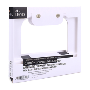 Ensemble de niveaux carrés de précision, règles et niveaux en alliage métallique à 90 degrés pour le travail du bois et la menuiserie - Product Image 2