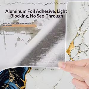 Pegatinas de Pared Modernas de Mármol Autoadhesivas, Resistentes al Agua y a Altas Temperaturas, para Decoración del Hogar y Fondo de TV - Product Image 3