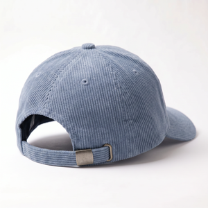 Casquette Snapback en Corduroy Personnalisée OEM, Non Structurée, 5 Panneaux, Logo Brodé 3D - Product Image 5