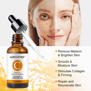 Sérum pour le visage à la vitamine C éclaircissant la couleur de la peau éliminant les taches de couleur jaunes et raffermissantes - Product Image 3