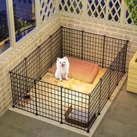 Clôture surélevée d'intérieur de haute qualité pour animaux de compagnie, idéale pour Teddy, Bichon, Corgi, Caniche – Cage pour chien DIY pour chiens de petite et moyenne taille