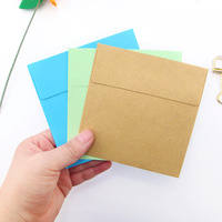 Offre Spéciale 10X10CM voeux merci cadeau carte postale emballage enveloppe colorée