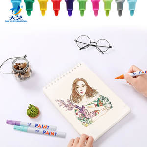 丙烯酸涂料标记12/24颜色设置永久绘图笔 - Product Image 4