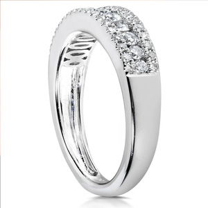Anello in Ottone con Zirconi per Donna Uomo Unisex Coppia, Gioiello Chic e Scintillante, Regalo di Moda - Product Image 3