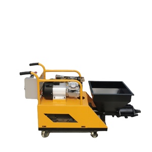 Mini pulvérisateur électrique de mortier, machine à plâtrer le ciment 220V, pulvérisateur mural haute efficacité, machine à mortier avec trémie de 50L - Product Image 1