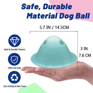 Bol à nourriture lente en silicone pour chien, jouet interactif amusant pour chiens de petite, moyenne et grande taille, accessoires pour animaux de compagnie - Product Image 6