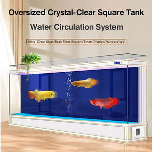 <span class=keywords><strong>2026</strong></span> Nieuwe Ultra Witte Acryl/Glas Gesloten Vloerstaande Visbak Grote Woonkamer Thuis Arowana Achterfilter Geen Water <span class=keywords><strong>Aquarium</strong></span> - Product Image 2