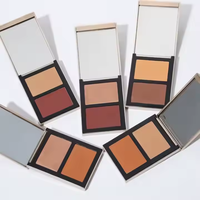 Vente chaude couverture complète éclaircir Contour Palette étanche longue durée végétalien ajustement dans la peau foncée correcteur Palette de toilettage