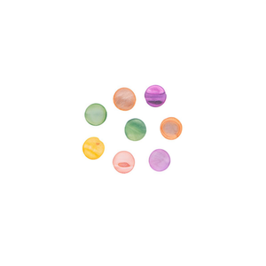 Perline ILLAN a conchiglia fai da te, 12mm, multicolore, 8 pz, per creazione gioielli - Product Image 1