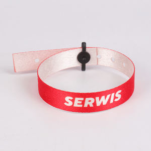 สายรัดข้อมืองานอีเวนต์ RPET รีไซเคิล  โลโก้สั่งทำได้  ผ้ารักษ์โลก  ปรับขนาดได้  ขายส่ง  รับออเดอร์ด่วนและปริมาณมาก - Product Image 5