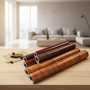 กระดาษเคลือบเมลามีน, กระดาษสำหรับแผงประตู, กระดาษสำหรับงานปรับสมดุล, กระดาษลายไม้สำหรับเฟอร์นิเจอร์, กระดาษสำหรับตกแต่งขอบ, ไม้อัด - Product Image 1