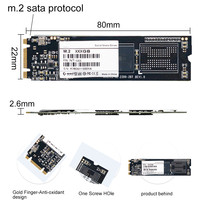 SSD Internal SATA 3.0 M.2 Kecepatan Tinggi 2TB/4TB Baru