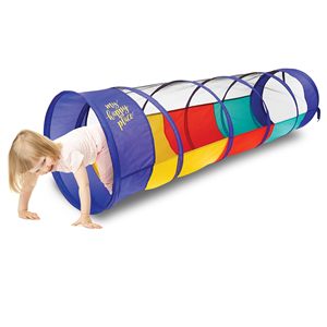 Túnel de Juego Deportivo Personalizado con Laterales Transparentes, Túnel Plegable para Bebés, Unisex, de Poliéster 190T, Portátil y Fácil de Transportar - Product Image 1
