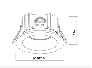 <span class=keywords><strong>Spot</strong></span> encastré LED intelligent Benory de haute qualité 24V 12W IP65 Loxone RGBW PWM Dimming Tuya KNX GVS Dali CCT 2700K-6500K COB - Product Image 6