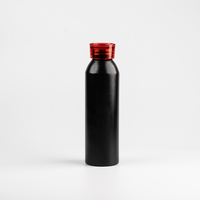 Bouteille d'eau en aluminium de sublimation personnalisée de 650ml, bouteille d'eau de boisson de sport en gros