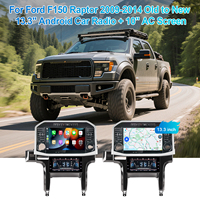 Autoradio Android avec écran tactile de 13,3 pouces pour Ford F150 Raptor 2009-2014, multimédia, Carplay, navigation audio, unité de panneau de climatisation