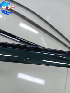 4 pièces de pare-pluie en matériau <span class=keywords><strong>PC</strong></span> noir, garniture de pare-brise, visière de porte pour CHANGAN <span class=keywords><strong>Q07</strong></span> 2024, accessoires extérieurs de voiture - Product Image 4