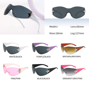 Star Shaped <b>Sunglasses</b> for Party <b>Festival</b> Rave Concert Trendy Y2K Shades Women Streetwear - Product Image 4