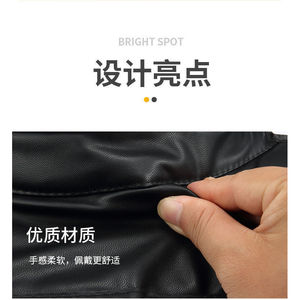 Genouillères en cuir pour femmes, protection résistante à l'abrasion pour vélo électrique, vêtements de sport d'été pour cyclisme - Product Image 5