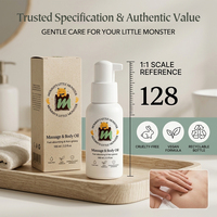 MOMMY'S LITTLE MONSTER Huile de massage pour bébé nouveau-né, prévient la peau sèche et qui se décolore, huile de protection pour la peau des enfants, huile pour soulager la peau sèche