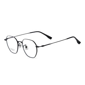 Monture de lunettes ovale en alliage de titane, taille moyenne, unisexe, design rétro, élégante, effet amincissant, origine Danyang - Product Image 1