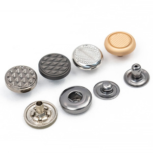 Botón de Presión Metálico de Alta Calidad con Logotipo Personalizado, de 4 Partes y 14 mm, para Ropa - Product Image 4