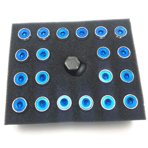 Écrou de roue antivol en acier Auso-Racing avec clé pour réparation et remplacement des pneus de voiture - Product Image 4