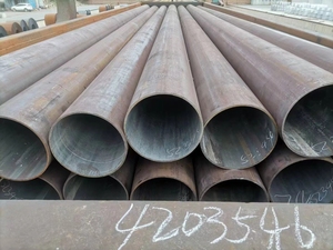 <span class=keywords><strong>SATM</strong></span> JIS GB A36 Q235 Q345 Tuyau en acier au carbone HR soudé laminé à chaud Tube en acier au carbone Erw - Product Image 3