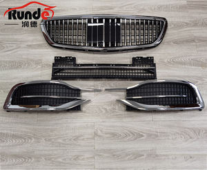 Runde di Modifica Dell'automobile di Prezzi di Fabbrica Maybach Stile Paraurti Anteriore + Grill Body Kit Per <span class=keywords><strong>Mercedes</strong></span> V Classe W447 <span class=keywords><strong>Vito</strong></span> Metris V260 <span class=keywords><strong>2014</strong></span>- - Product Image 3