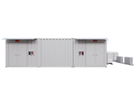 Centre de données IA en conteneur High Cube de 40 pieds avec refroidissement liquide et système de refroidissement par air complet pour une construction rapide de projets IA