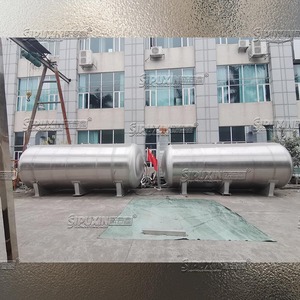 ถังเก็บของเหลวแนวนอนขนาด 10 ตัน ลดราคาพิเศษ ถังเก็บแบบมีฝาปิด ถังขนาดใหญ่ ใช้สำหรับเก็บน้ำ/น้ำมัน ฯลฯ - Product Image 2