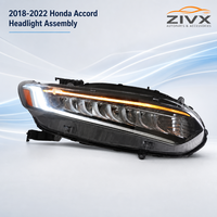 Ensemble de phares LED NA Spec avec barre latérale qui s'illumine pour Honda Accord 10e génération 2018-2022
