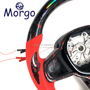 Volant de direction en fibre de carbone personnalisé pour voitures BMW avec LED RPM pour M2 M3 M4 M5 F10 F20 F30 F80 F90 G20 G30 G80 G82 Style Racing - Product Image 4