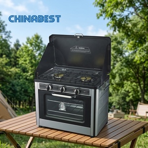 Réchaud et four à gaz portables Chinabest Vatti homologués ETL CS-04, résistants au vent, pour le camping et une utilisation en toutes saisons - Product Image 1