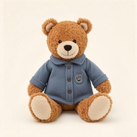OEM ODM Jouet ourson en peluche doux personnalisé super doux Peluche PP coton brodé personnalisé peluches chaudes apaisantes