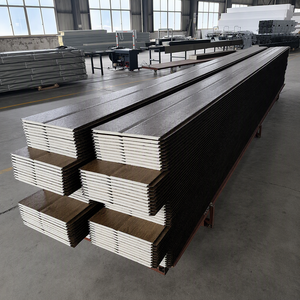 Panel de Pared Metálico de 20 mm con Patrón de <span class=keywords><strong>Ladrillo</strong></span> Tallado, Acero Galvalume, Aislamiento de PU, Revestimiento Exterior para Cuartos Fríos y Talleres - Product Image 3