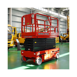 Plataforma elevadora de tijera de alta capacidad, maneja paletas y maquinaria en plantas industriales - Product Image 3