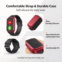 Montre connectée d'urgence S3 Senior, localisateur GPS SOS à un bouton, étanche IP67, montre de sécurité pour personnes âgées, pour les soins familiaux
