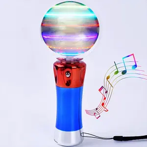 Hot Sales Led Flashing Spinning Windmill Party Lights Wand For Girls And Boys Light Up Wand Toy