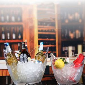 Stylish and Functional Construction Ice Bucket Durable Acrylic <b>Cooler</b> for Wine & Party Easy to Use & Lasts for Years - Product Image 2