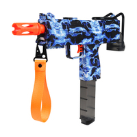 Nouvelle cible de tir électronique en plastique et 2 pistolets jouets Blaster UZI avec viseur, lanceur de balles de gel, pour les 14 ans et plus