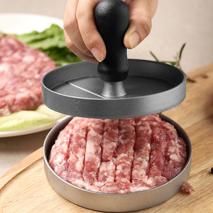 Alat masak <span class=keywords><strong>BBQ</strong></span> anti lengket, peralatan <span class=keywords><strong>BBQ</strong></span> anti lengket bentuk bulat, alat pembuat Burger, tekan daging, pembuat Steak, daging, panggang daging, <span class=keywords><strong>Pie</strong></span>, tekan Hamburger - Product Image 3