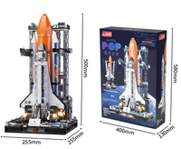 Kit d'éclairage LED pour système de lancement spatial Artemis de la NASA, jouet de fusée spatiale créatif et éducatif, plus de 2200 pièces, jouets les plus populaires