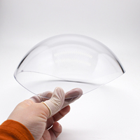 Dôme anti-explosion en polycarbonate PC de forme spéciale VY Optics avec revêtement anti-buée permanent
