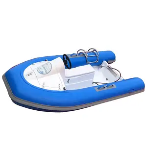 RIB Boot Auf Lager Rigid Fiberglas Rumpf aufblasbar Hypalon bester Preis aufblasbare Luxusyacht 350 cm Schlauchboot